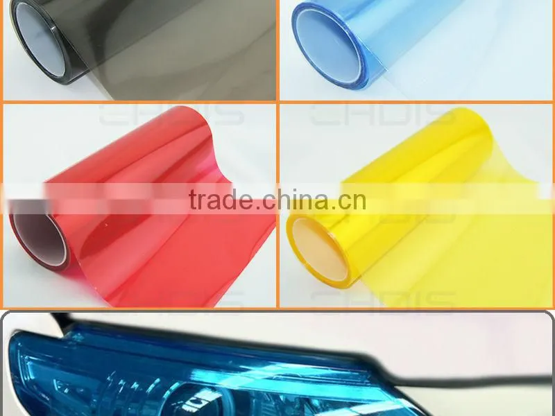 auto light color change vinyl film light protection film smoke car light film
