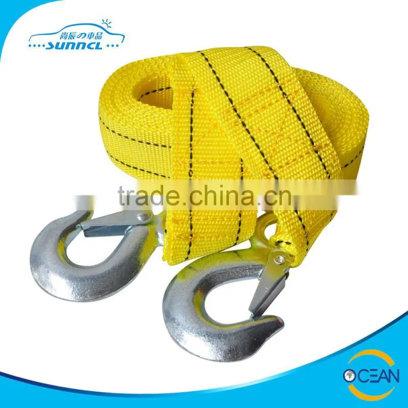 6T 4M Length Car Emergency Elastic Luggage Strap , Car Tow Rope