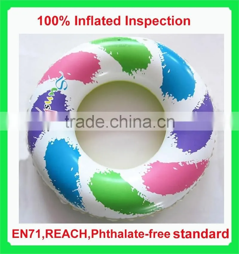 customised printing logo inflatable swimming circle