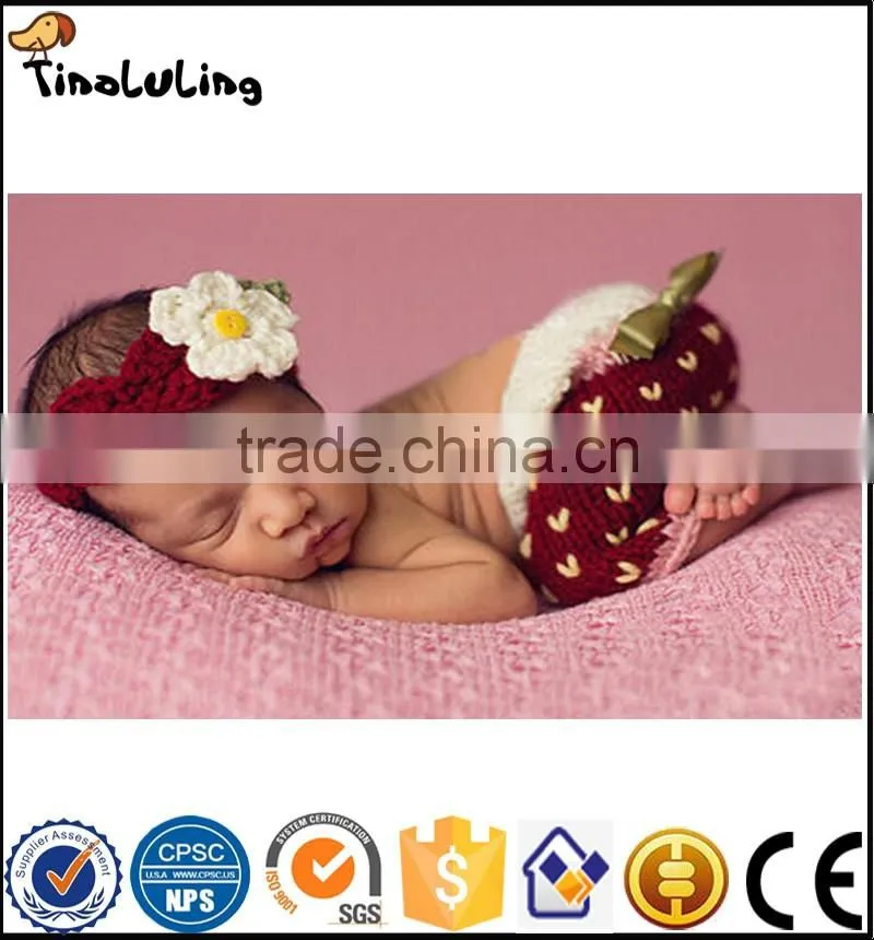 NPT67 Tinaluling 2017 latest Baby Strawberry Hat Baby Hat Photography Props