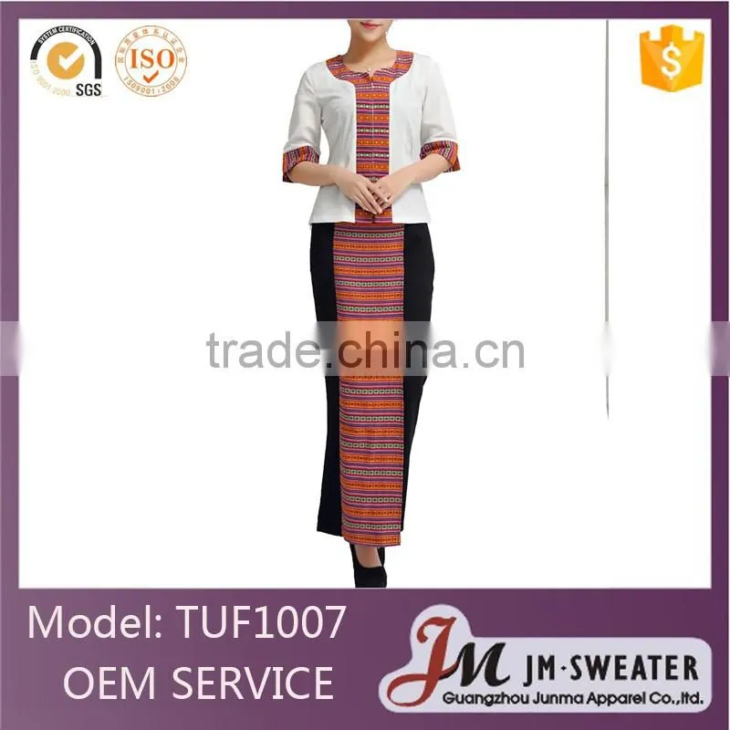 Fashion uniform design working uniform wholesale custom thai spa uniform