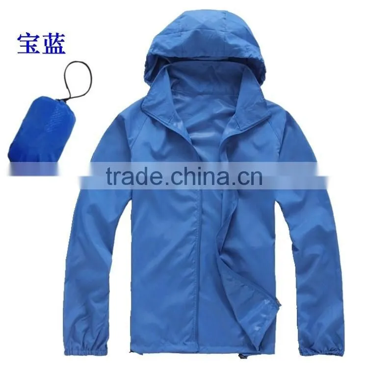 oem custom women sun protection waterproof jacket,cheap windproof dust coat