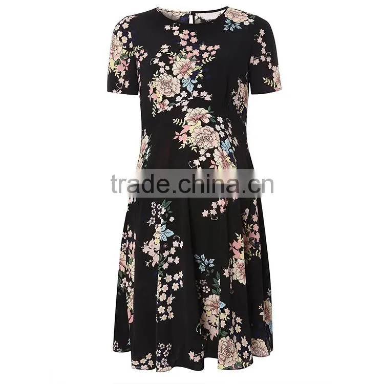 Oriental Floral Tea Maternity Dress Clothes Manufacturers