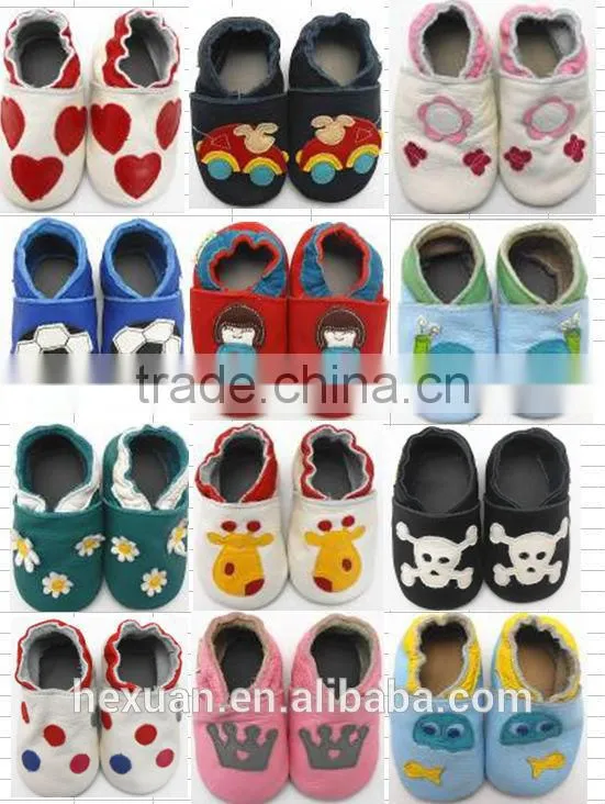 wholesale soft sole baby leather shoes,children shoes,baby leather shoes