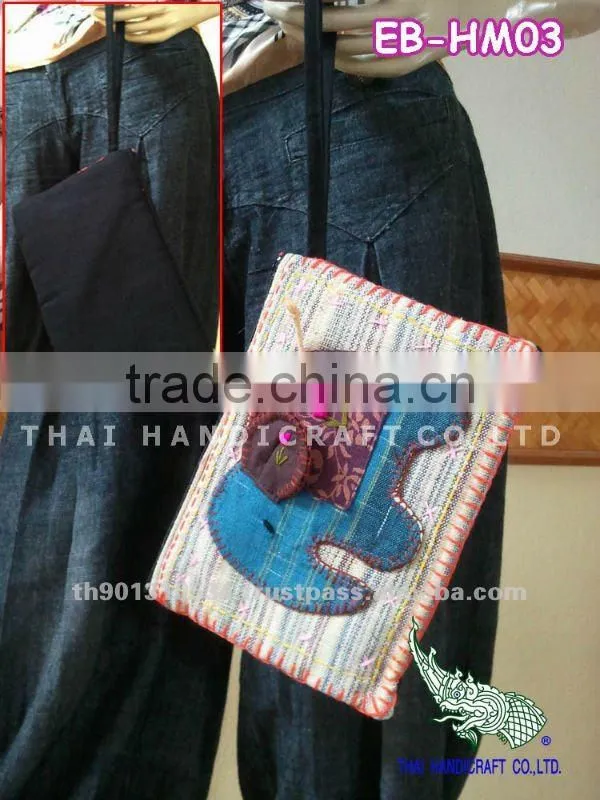 Hill Tribe Handmade clutch Elephant Bag