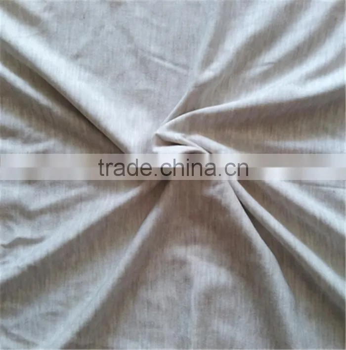 Cotton silver Jersey fabric for underwear Antibacterial 6% silver