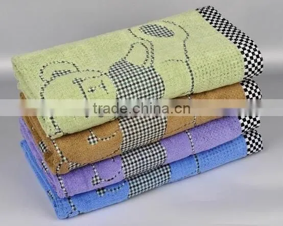 high quality jacquard bath towel