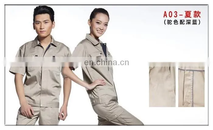 2016 summer short sleeve garment/ work clothes/labor suit