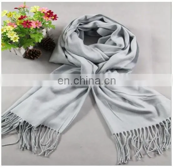 lady solid color winter warm shawls
