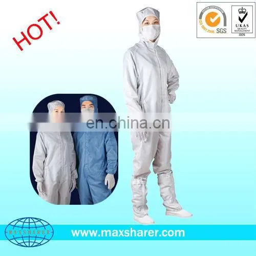 Cheap price electronic factory garment antistatic esd cleanroom esd standard 3/4 clothes