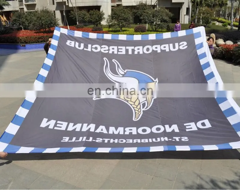 custom big football flag or football team