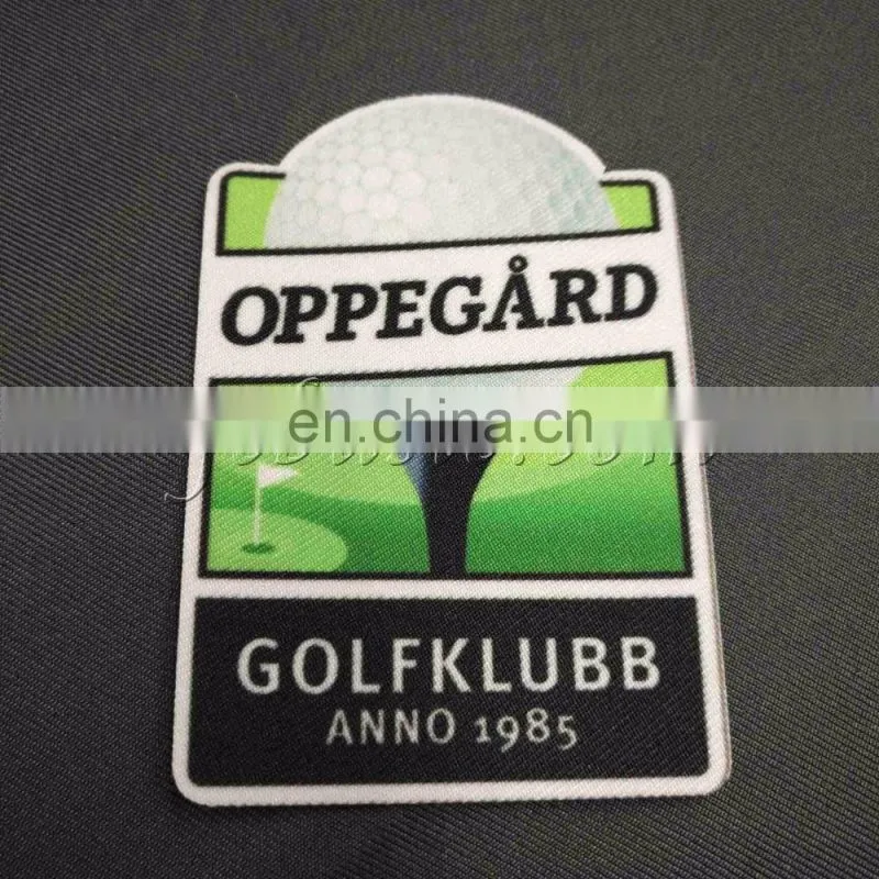Embroidery Woven Sublimation Printing Marrow Border Patches Sew on or Iron on Badges Patches