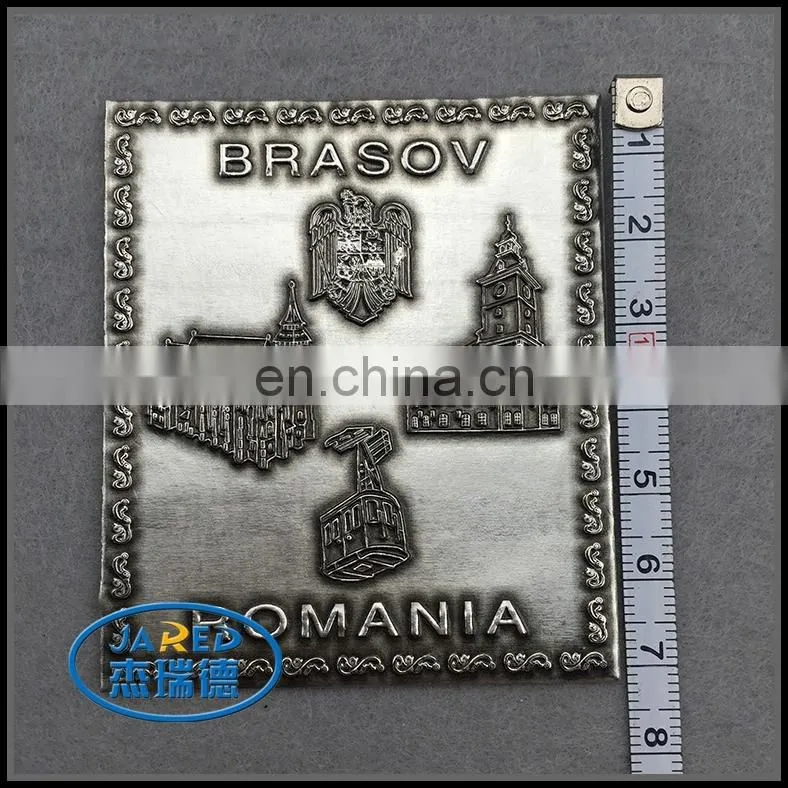 Customized metal aluminum wine brand label with UV protective layer