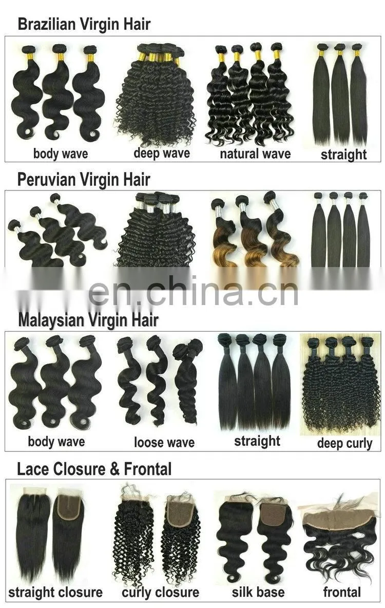 Wholesale Cheap Virgin Brazilian Lace Closure Hair 8''-24'' Inches