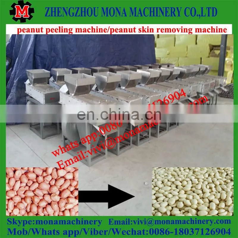 Africa peanut using Automatic Peeling Peanut Shell Machine and Peanut Cleaning Machine