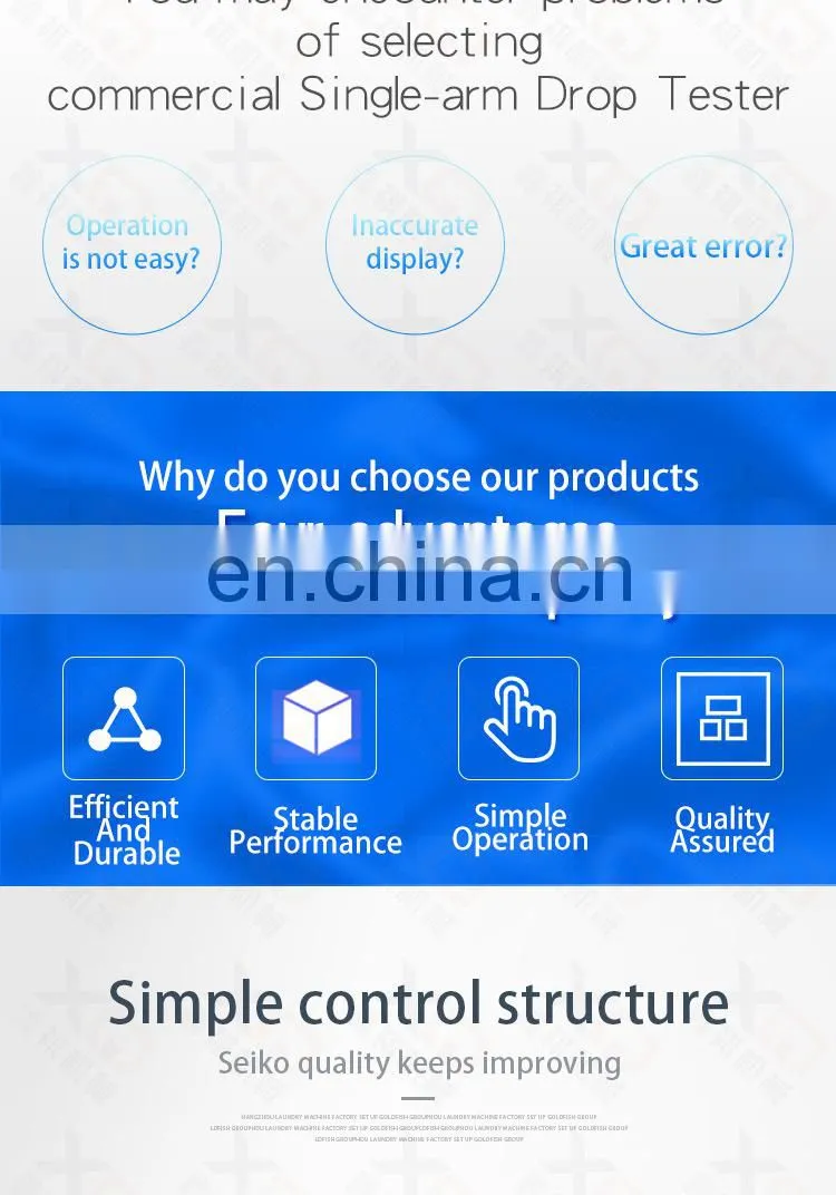 High Accuracy Package Drop Test Machine Price Drop test machine