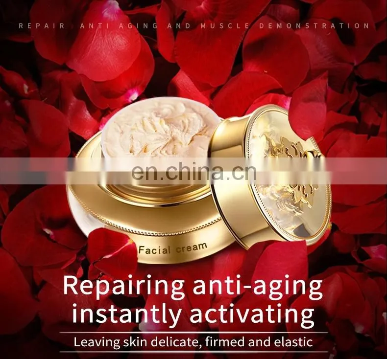 Cosmeceutical OEM Herbal Facial Moisturizing Cream Golden Pearl Face Cream For Skin Whitening