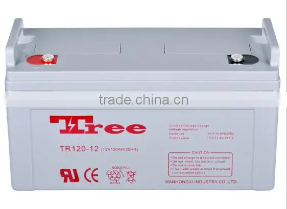 Maintenance free solar gel battery 12v 120ah deep cycle battery