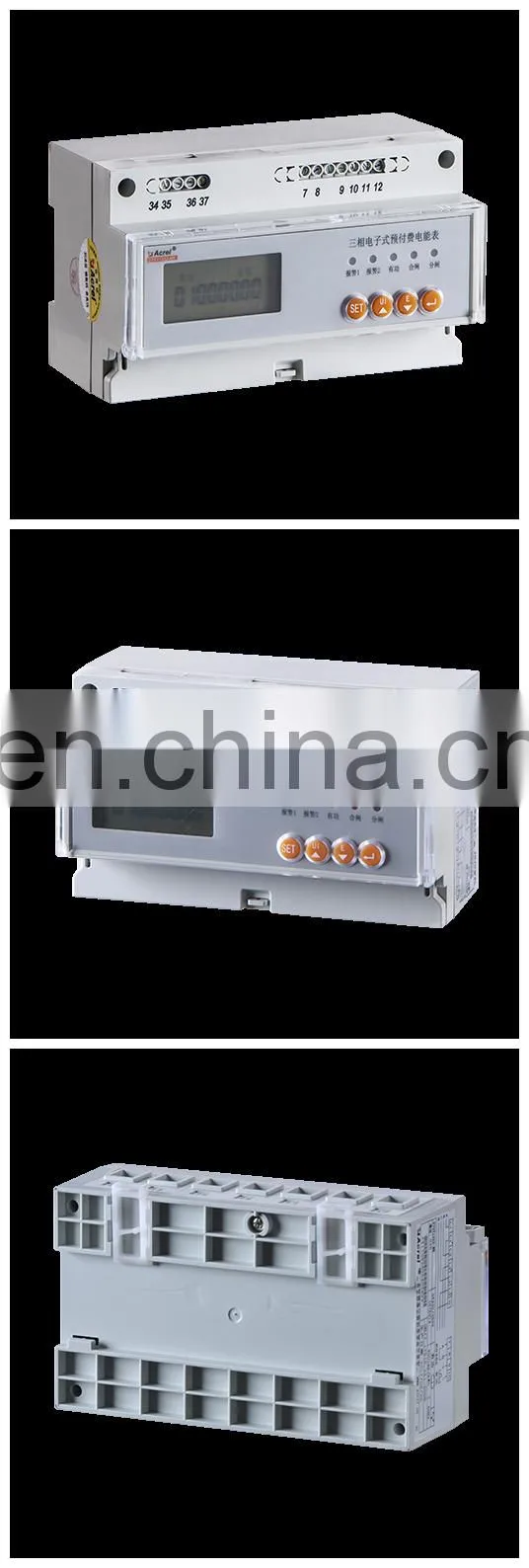 Smart Three-phase DIN Rail Prepaid Energy Meter ADL300-EY