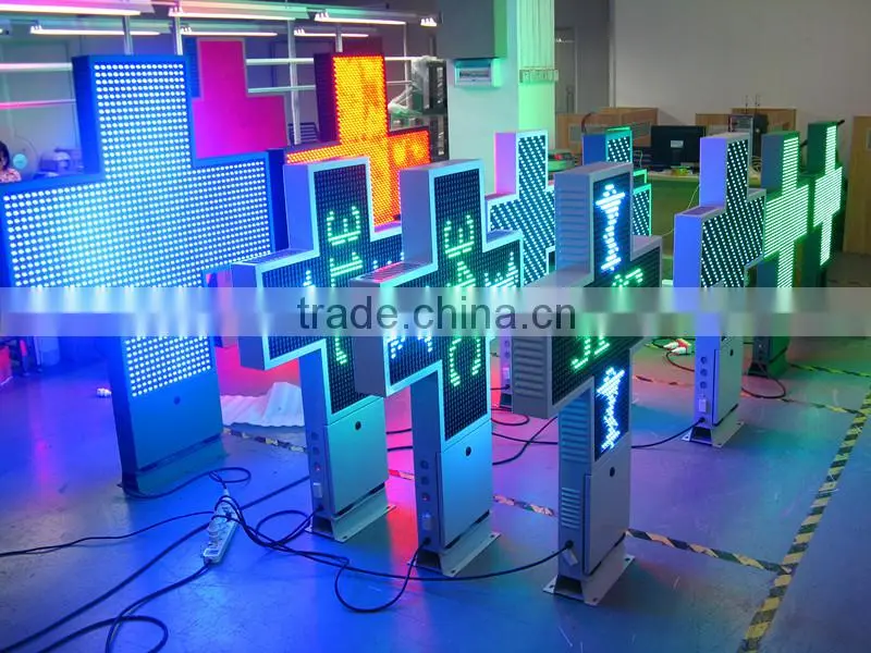 C-power 3D p10/p16/p20/p25 asynchronous pharmacy cross/led display led control card from shenzhen liyi china