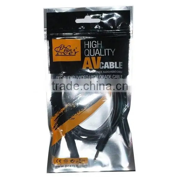 gold plated durable 3.5mm to 2rca audio and video cable