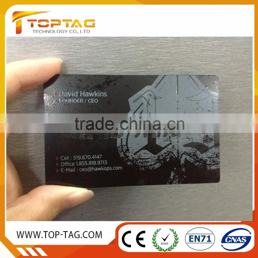 QR code stainless steel business cards/Metal cards (China Manufacturer)