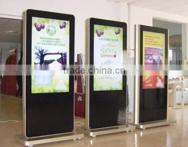 Floor standing Network LCD Advertising Player 65" lcd digital signage