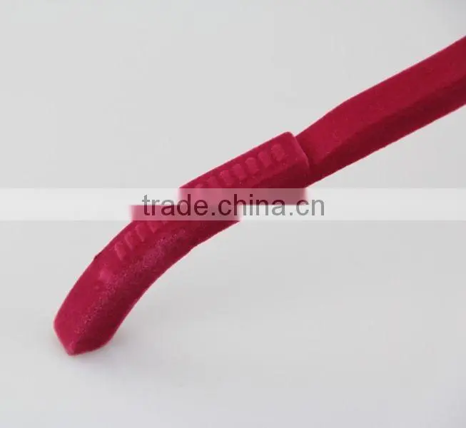 many colors velvet hanger with anti-slip rubber for clothes
