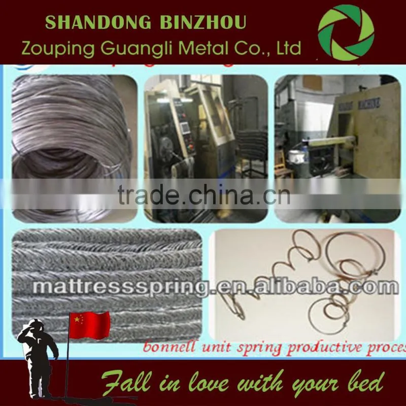 Compressing or vacuum packing sleep well bonnell spring mattress for bed