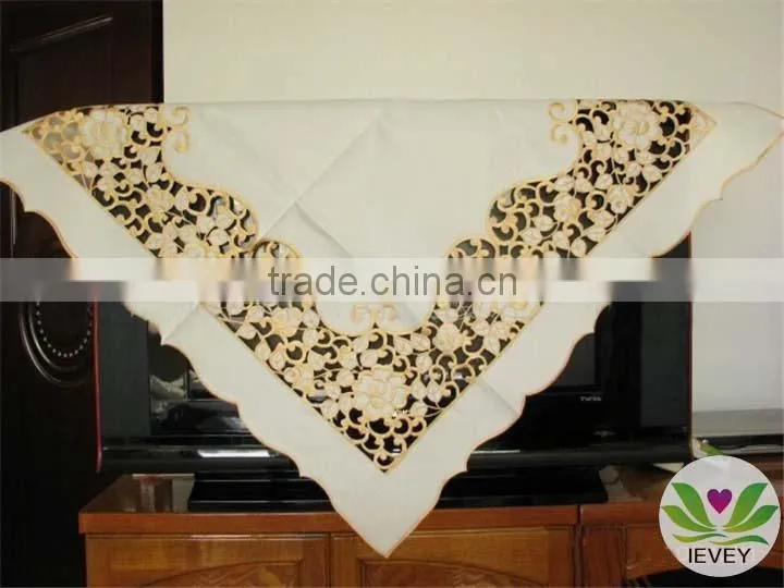 100% cotton damask tablecloth hemstitch table cloth luxurious tablecloth pink fancy tablecloth