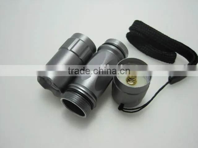 1 led portable mini flashlight straw hat aluminum led torchlight