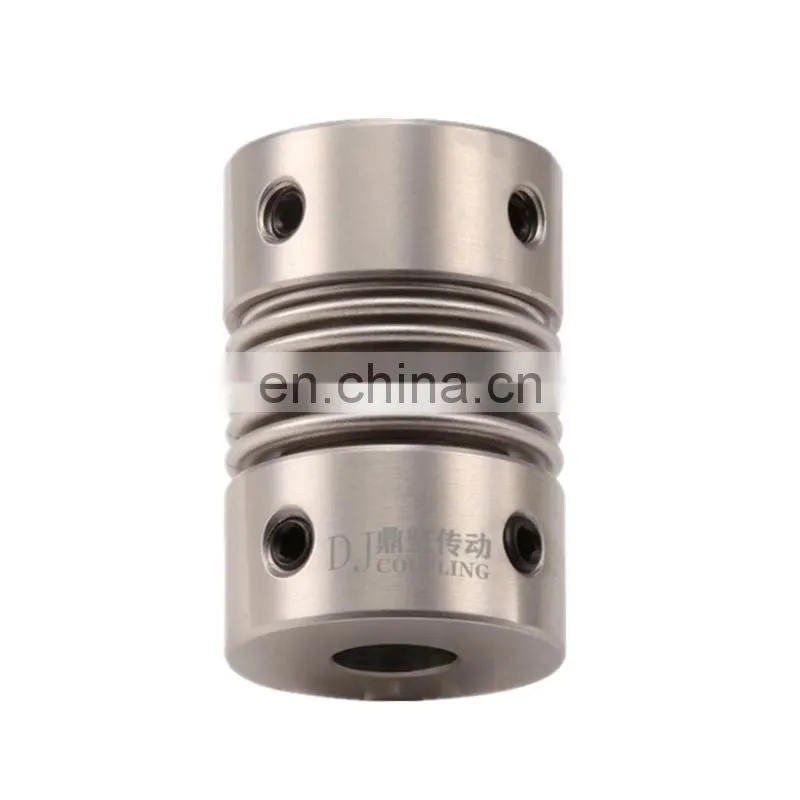 DRG stainless coupling metal shaft high torque motor generator bellows servo motor spring quick-bellow alloy camlock coupler