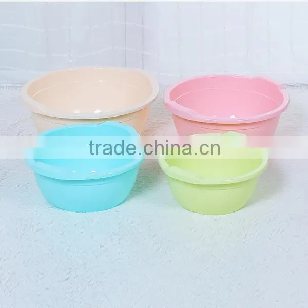XL Round Plastic Washing Basin for Bathroom