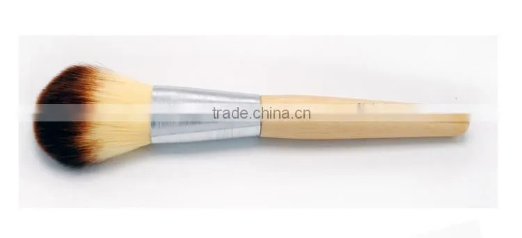 face use Bamboo handle synthetic hair powder power brush