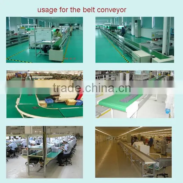 stainless steel chocolate food grade conveyor belt for chocolater carriageing