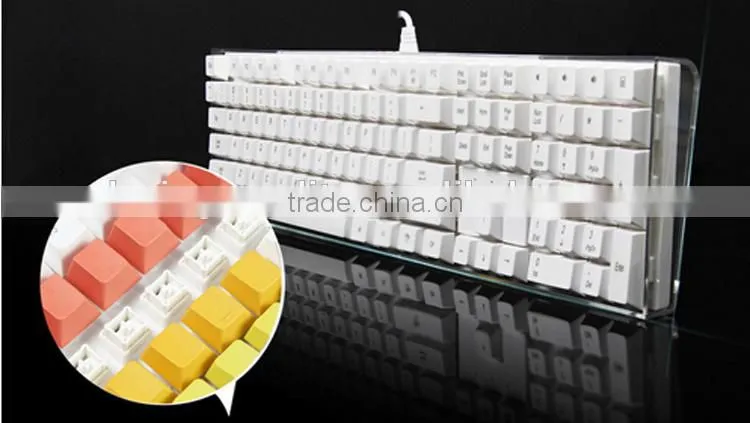 China Wired Colorful Backlit Gaming Keyboard Mechanical For Multiedia