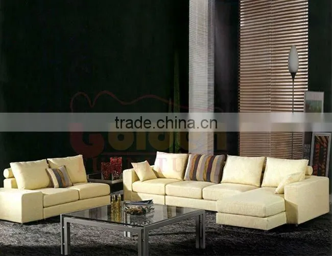 Modern Fabric Sectional Sofa Chaise Long Sofa