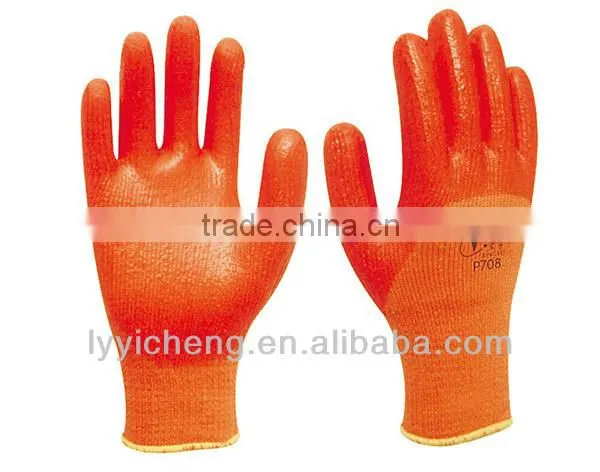 coated pvc gloves