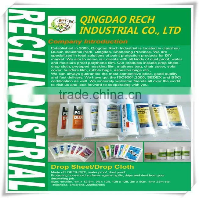 hot sale manufacturer of protection paint masking film