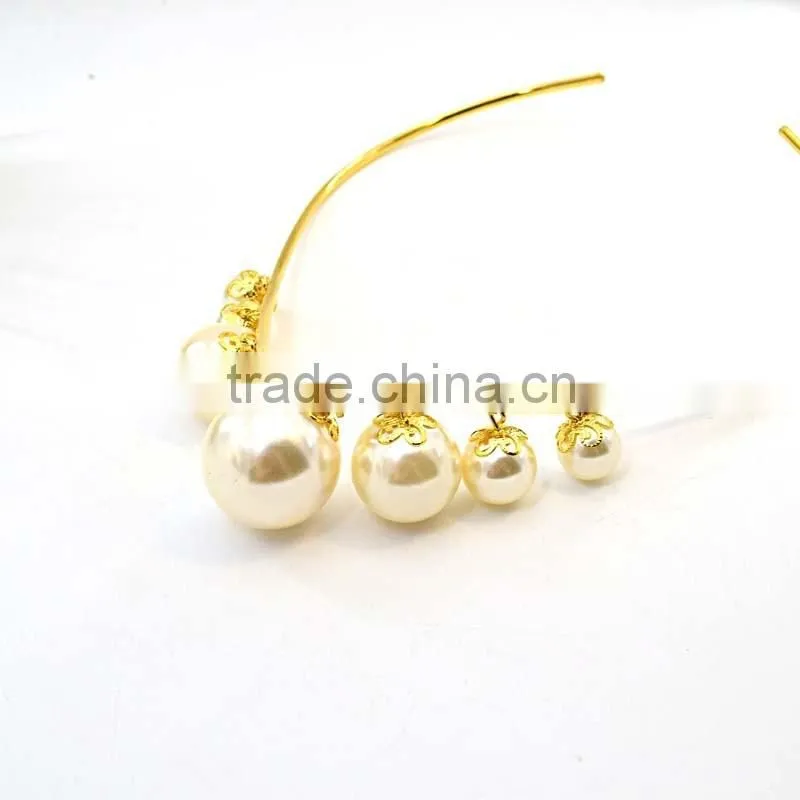Wholesale Turkish Jewelry Latest Design Of Pearl Earrings Big Fashion Jewelry Set