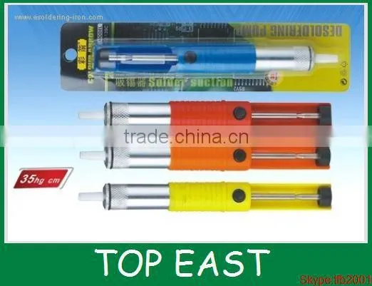 High quality Solder Sucker Desoldering Vacuum Pump Solder Removal Tool Blue