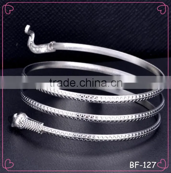 Fashion Plated rose gold alloy snake shape bracelet