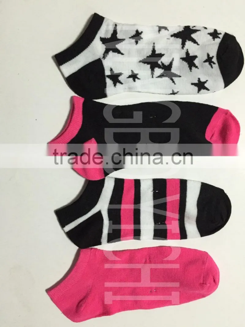stars & lines women socks