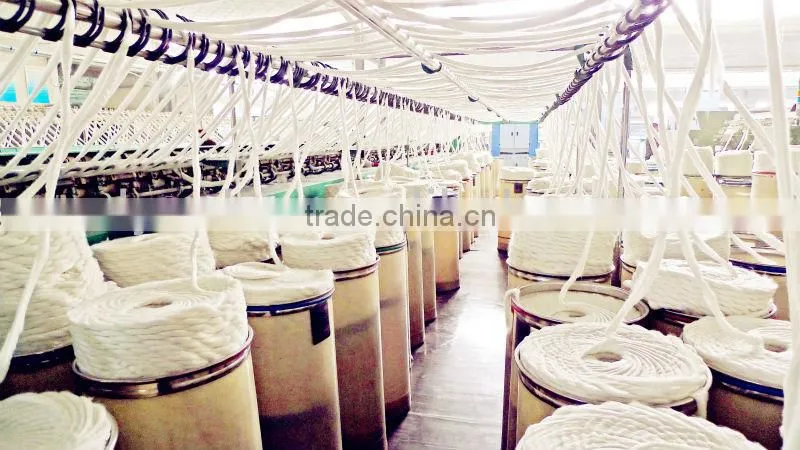 Hot sale 20S yarn count 206 polyester sewing thread Z twist raw white color
