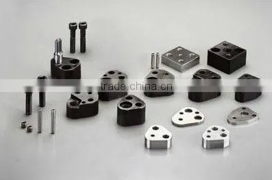 Plain guide post sets -Demountable post - RZ oil-free type (MoS2)