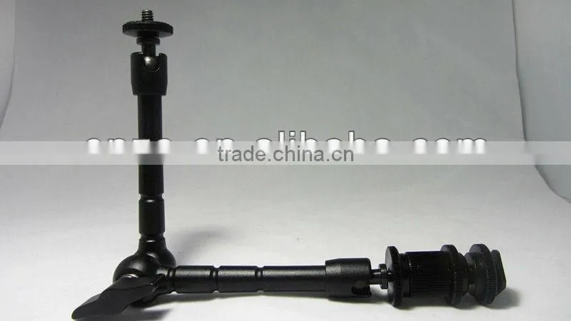 11 Inch Articulating Magic Friction Arm for Hot Shoe Mounts to Work with LED Panel, DSLR Monitor, Mic 7ARM dslr microphone