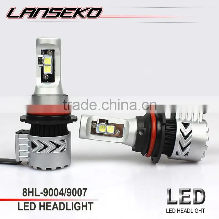 High performance 6500K g8 led auto headlight 40w DC12v-24v 9007 led headlight