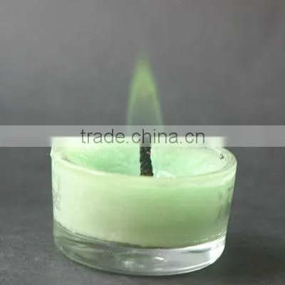 color changing candle flame
