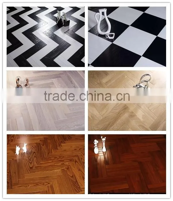 herringbone African zebrawood engineered parquet flooring