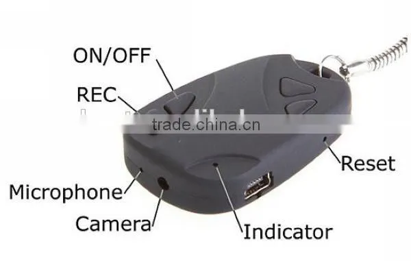 mini Keychain hidden security Camera,wireless hd 808 camera car key hidden camera